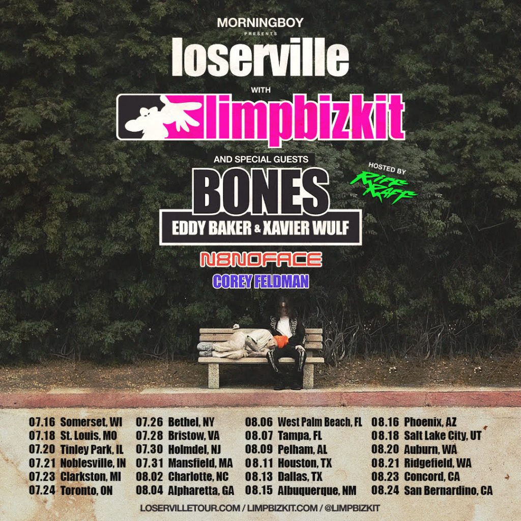 Limp Bizkit Announces 2024 Loserville Tour Dates with Incredible Lineup